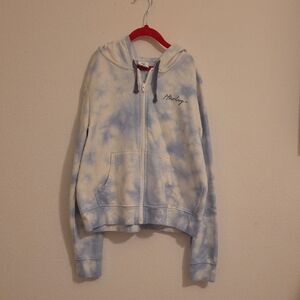 Hurley Sky and Cream Tie-Dye Hoodie